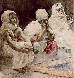 Arabs Meditating