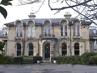 exterior of large suburban house