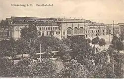 The Strasbourg Railway Station, where the first Workers’ and Soldiers’ Council was established in 1918 Alsace-Lorraine