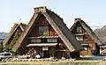 Typical minka-style gasshō-zukuri farmhouse