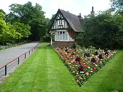 Gate lodge near northern entrance