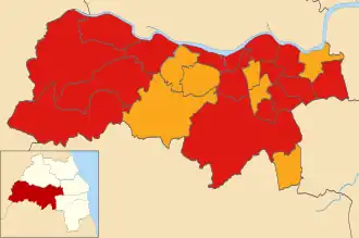 2023 results map
