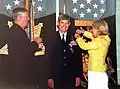 General Norton Schwartz received his Fourth-Star, pinned by Chairman of the Joint Chiefs of Staff General Richard B. Myers and his wife Susie Schwartz at The Pentagon, September 2005