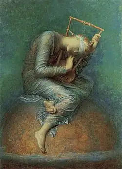 blindfolded girl sitting on a giant orange, with a star above her