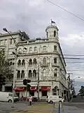 The George Hotel on the corner of Grey and Fitzroy Streets