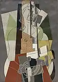Georges Braque, 1917, La Joueuse de mandoline, oil on canvas, 92 × 65&nbsp;cm, Lille Métropole Museum of Modern, Contemporary and Outsider Art