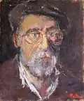 Portrait of the painter Gheorghe Pantelie (2013)
