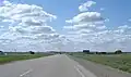 Sign for Girvin on Highway 11