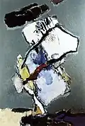 Gjelosh Gjokaj, No title, 1999 acrylic on paper