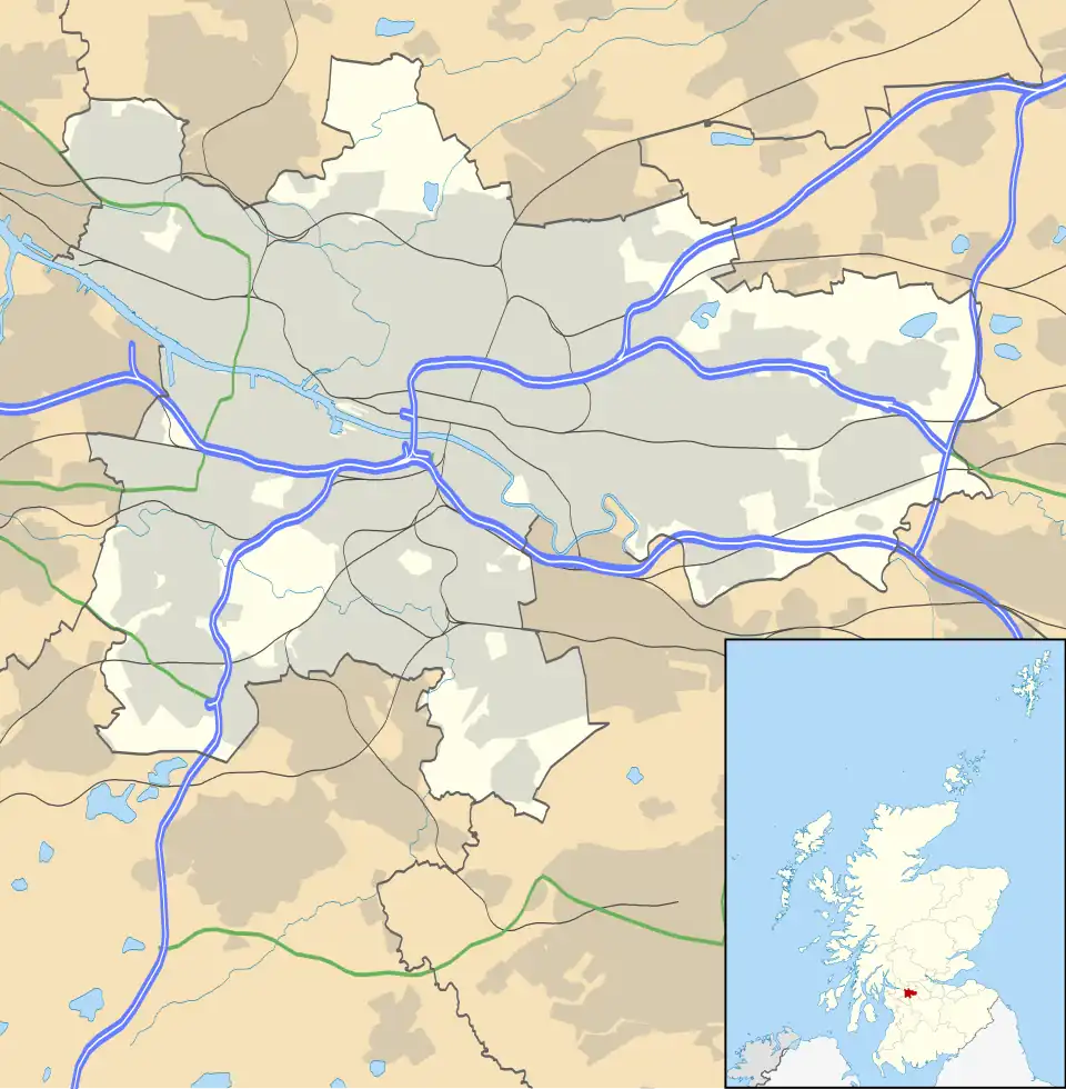 Lesser Hampden is located in Glasgow council area