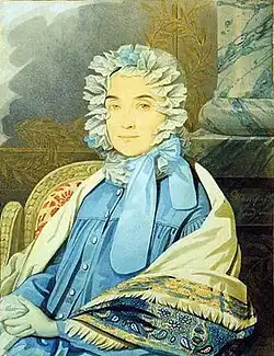 Natalya Petrovna in a portrait by Karl von Hampeln&nbsp;[de] (1830s)