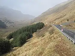Glen Croe, Old and new roads