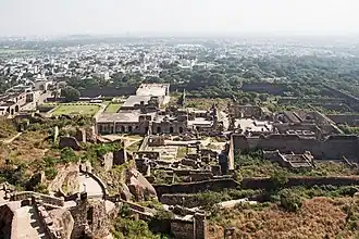 View from the Baradari