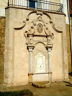 The drinking water fountain
