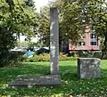Three equal cubes (1974). Brick. Gorinchem