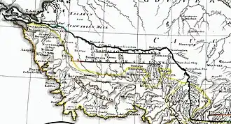 Location of Abkhazia