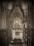 The synagogue interior, 1900