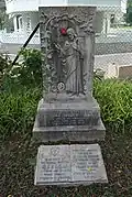 Close-up Gravestone of George Herbert Garlick