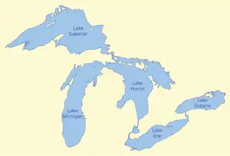 List of shipwrecks in the Thunder Bay National Marine Sanctuary is located in Great Lakes