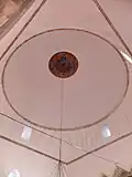 Green Mosque interior: "Turkish triangles" form the transition from dome to square chamber[27]