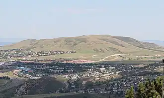 Green Mountain as seen from Mt. Zion