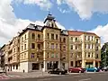 The tenement houses at 16 Rayski Street.