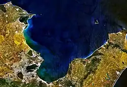 Gulf of Tunis in Tunisia