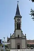 Saint-Laurent Church, west side