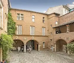 South façade.