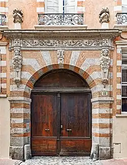 Portal of hôtel d'Orbessan
