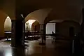 Vaulted kitchen.
