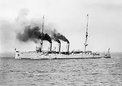 Portside view HMAS Encounter