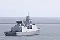 Evertsen at anchor near Plymouth Hoe, England, in May 2007
