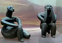 The Thinker and the Sitting Woman