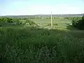 The same area of the marsh in June, demonstrating the difference in water level