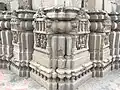 Stone carvings on the upper terrace