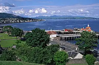Looking north from Castle Hill, 1997