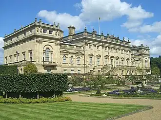 Harewood House as Pemberley in Lost in Austen