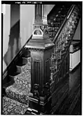 Detail of staircase, entrance hall