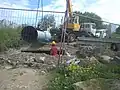 Repairing of heating pipeline in Tondiraba