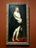 The Fur by Rubens, on display in its current frame