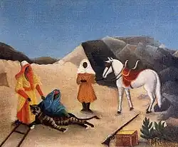 Henri Rousseau, Tiger Hunt, c. 1895