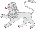 A lion léopardé.