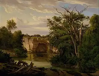 Hill Country Landscape, 1862, (46.7 x 60.5&nbsp;cm.), Museum of Fine Arts, Houston