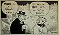 Hershfield comic art from "Mike" movie ad in The Film Daily, 1926