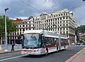 Trolleybus (on the Lafayette Bridge, line C13)
