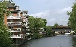 View of the river Alster.