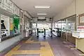 The ticket barriers leading to the platforms in June 2017