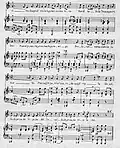 Second page of music and lyrics