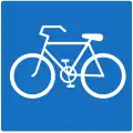 Exclusive but optional cycletrack